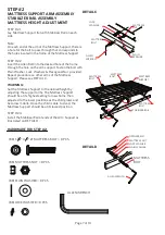 Предварительный просмотр 7 страницы Restoration Hardware Baby & Child BELLINA CONVERSION CRIB 105024 Manual