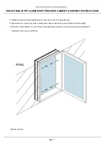 Preview for 3 page of Restoration Hardware INDUSTRIAL RIVET LARGE INSET MEDICINE CABINET Assembly Instructions