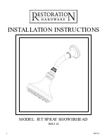 Restoration Hardware RH-214 Installation Instructions предпросмотр