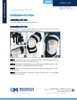 RESTORATIVE MEDICAL Restorative OA Knee Instructions For Use preview