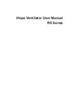 Preview for 1 page of Resvent iHope RS Series User Manual