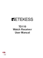 Preview for 1 page of Retekess TD110 User Manual