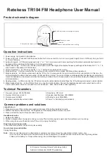 Retekess TR104 User Manual preview