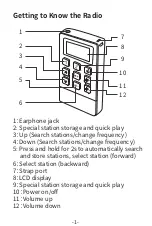 Предварительный просмотр 2 страницы Retekess TR612 User Manual