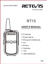 Retevis A9144AX1 User Manual предпросмотр