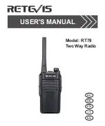 Preview for 1 page of Retevis A9190A User Manual