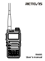 Retevis RA685 User Manual preview