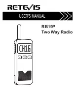 Retevis RB19P User Manual preview