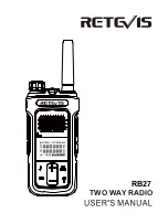 Retevis RB27 User Manual preview