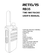 Retevis RB35 User Manual предпросмотр