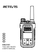 Retevis RB627B User Manual предпросмотр