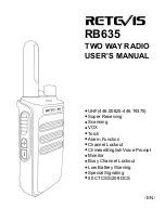 Retevis RB635 User Manual предпросмотр