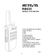 Предварительный просмотр 6 страницы Retevis RB635 User Manual