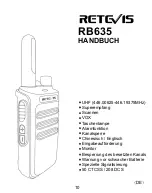 Предварительный просмотр 11 страницы Retevis RB635 User Manual