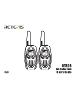 Retevis RT-628 User Manual предпросмотр