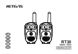 Retevis RT30 User Manual предпросмотр