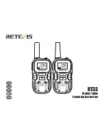 Retevis RT33 Operating Instructions Manual preview