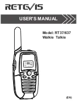 Retevis RT37 User Manual preview