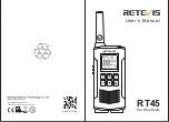 Retevis RT45 User Manual preview