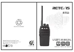 Retevis RT53 User Manual preview