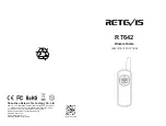 Preview for 1 page of Retevis RT642 Manual