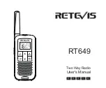 Retevis RT649 User Manual preview