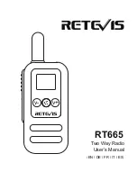 Preview for 1 page of Retevis RT65 User Manual