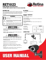 Preview for 1 page of Retina RET1023 User Manual