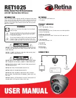 Preview for 1 page of Retina RET1025 User Manual