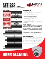 Preview for 2 page of Retina RET1030 User Manual