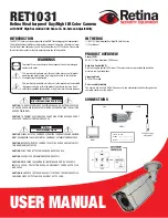 Retina RET1031 User Manual preview