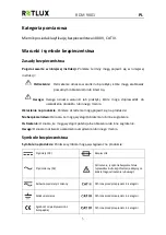 Preview for 55 page of Retlux RDM 9001 Manual