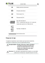 Preview for 212 page of Retlux RDM 9001 Manual