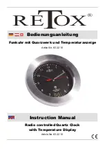 RETOX 83 22 10 Instruction Manual preview