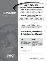 Retro Aire CM Installation, Operation & Maintenance Manual preview