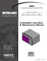Preview for 1 page of Retro Aire R40C Installation, Operation & Maintenance Manual