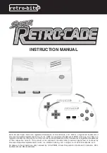 Retro-Bit SUPER RETRO-CADE Instruction Manual preview