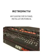 Preview for 1 page of Retroaktiv ARP AVATAR Installation Manual