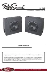 RetroSound R-TB8 User Manual preview