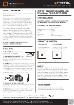 retrotouch Crystal 240V Manual preview