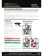 retrotouch RTS2000 Instruction Manual предпросмотр