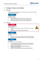 Предварительный просмотр 17 страницы Retsch ABP 250 Manual