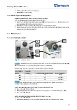 Предварительный просмотр 47 страницы Retsch ABP 250 Manual