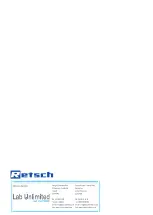 Preview for 44 page of Retsch GM 300 Manual