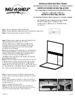 Rev-A-Shelf 1550DM1-343-FL Installation Instructions preview