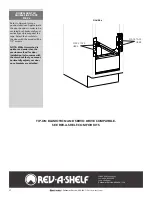 Предварительный просмотр 4 страницы Rev-A-Shelf 4WCDM Series Installation Instructions