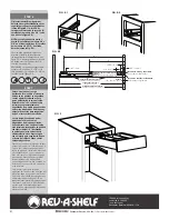 Preview for 8 page of Rev-A-Shelf 4WTCD-343FLSC Installation Instructions Manual