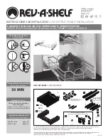 Предварительный просмотр 9 страницы Rev-A-Shelf 538630BCSCGR Installation Instructions Manual