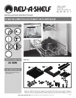 Rev-A-Shelf 5730 Series Installation Instructions предпросмотр