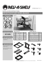 Rev-A-Shelf 5PSP Installation Instructions Manual preview